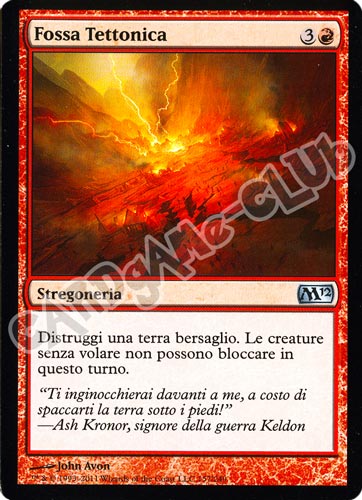 157 / 249 Fossa Tettonica non comune (IT) -NEAR MINT-