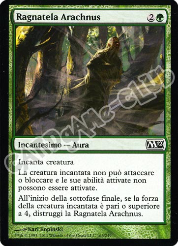 163 / 249 Ragnatela Archnus comune (IT) -NEAR MINT-