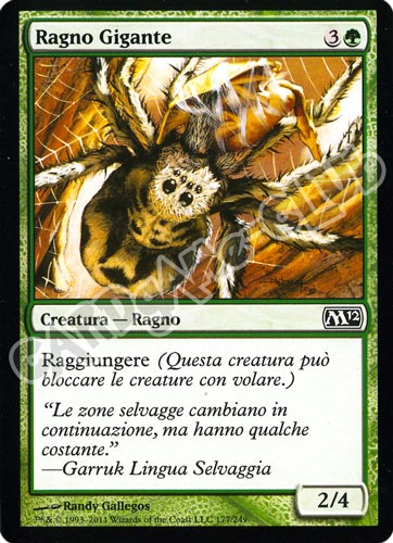 177 / 249 Ragno Gigante comune (IT) -NEAR MINT-