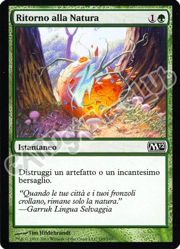 185 / 249 Ritorno alla Natura comune (IT) -NEAR MINT-