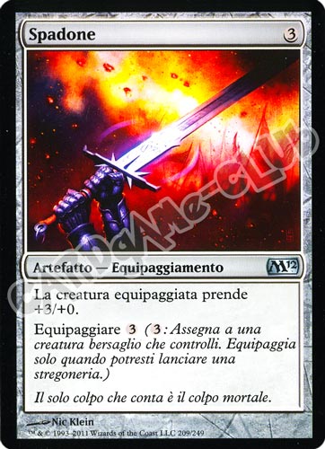 209 / 249 Spadone non comune (IT) -NEAR MINT-