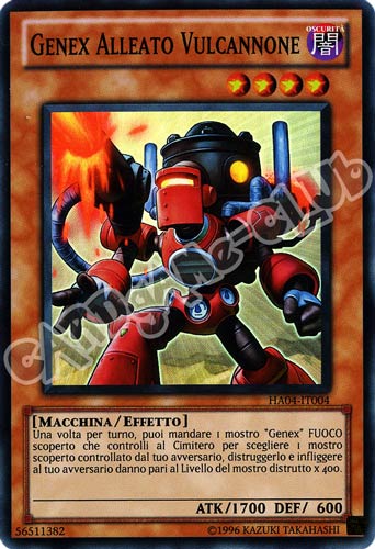 HA04-IT004 Genex Alleato Vulcannone super rara unlimited (IT) -NEAR MINT-