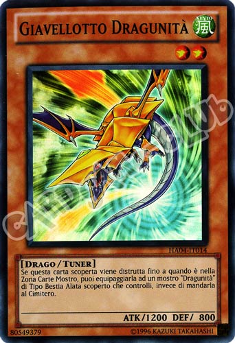 HA04-IT014 Giavellotto Dragunita' super rara unlimited (IT) -NEAR MINT-