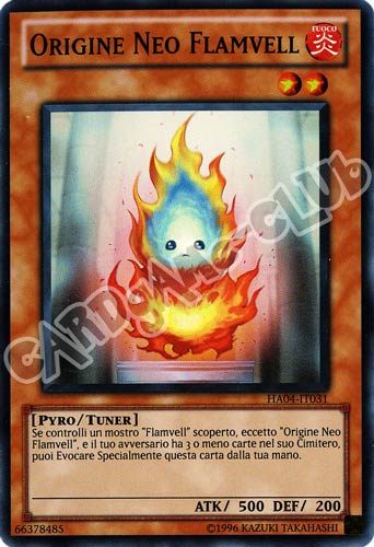 HA04-IT031 Origine Neo Flamvell super rara unlimited (IT) -NEAR MINT-