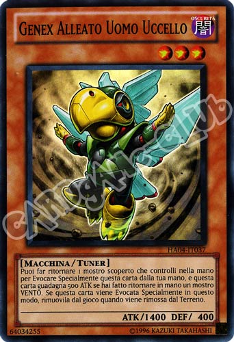 HA04-IT037 Genex Alleato Uomo Uccello super rara unlimited (IT) -NEAR MINT-