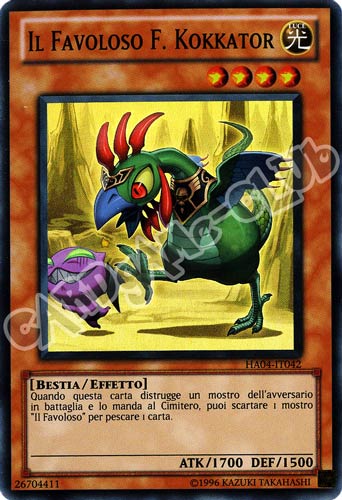 HA04-IT042 Il Favoloso F. Kokkator super rara unlimited (IT) -GOOD-