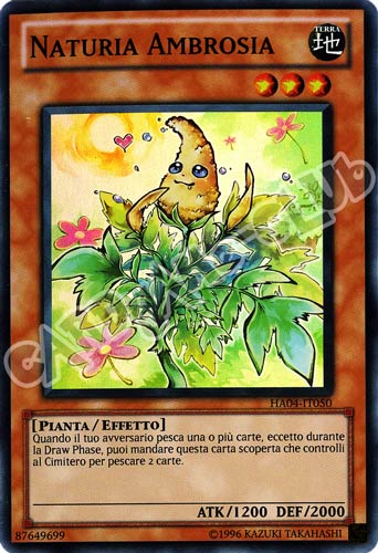 HA04-IT050 Naturia Ambrosia super rara unlimited (IT) -GOOD-