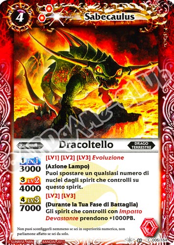 006 / 164 Dracoltello comune (IT) -NEAR MINT-