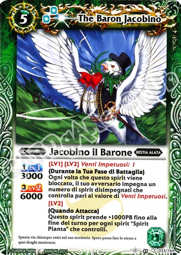 033 / 164 Jacobino il Barone comune (IT) -NEAR MINT-