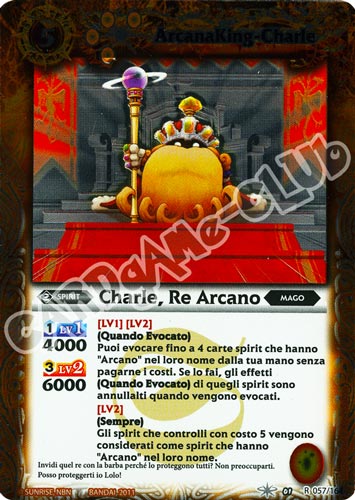 057 / 164 Charle, Re Arcano rara (IT) -NEAR MINT-
