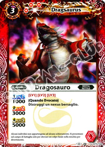 075 / 164 Dragosauro non comune (IT)  -GOOD-