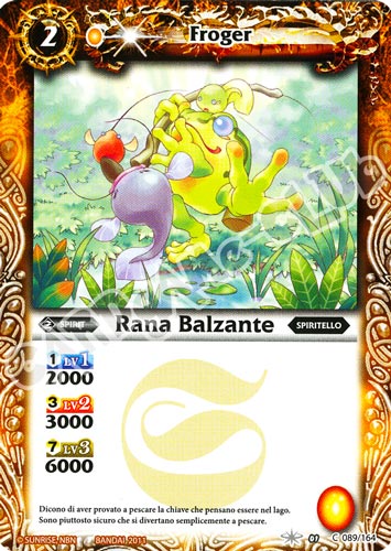 089 / 164 Rana Balzante comune (IT) -NEAR MINT-