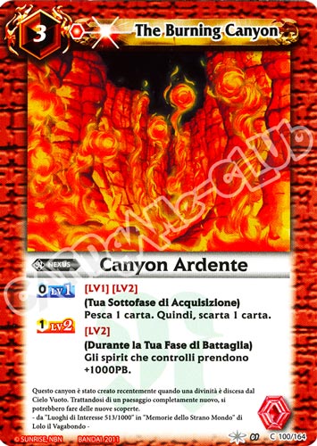 100 / 164 Canyon Ardente comune (IT) -NEAR MINT-