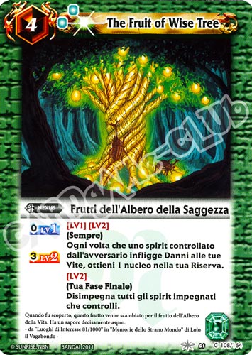 108 / 164 Frutti dell'Albero della Saggezza comune (IT) -NEAR MINT-