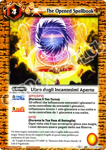 113 / 164 Libro degli Incantesimi Aperto comune (IT) -NEAR MINT-