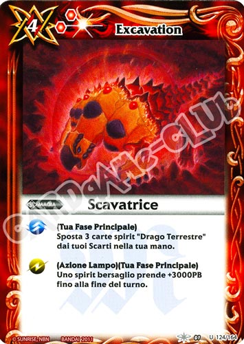 124 / 164 Scavatrice non comune (IT) -NEAR MINT-