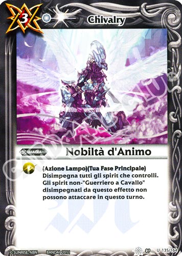 135 / 164 Nobilita' d'Animo non comune (IT) -NEAR MINT-