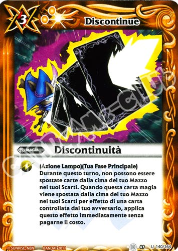 140 / 164 Discontinuita' non comune (IT) -NEAR MINT-