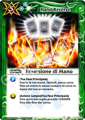 149 / 164 Inversione di Mano non comune (IT) -NEAR MINT-