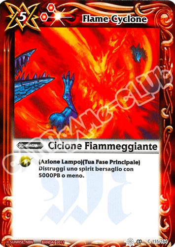 155 / 164 Ciclone Fiammeggiante comune (IT) -NEAR MINT-
