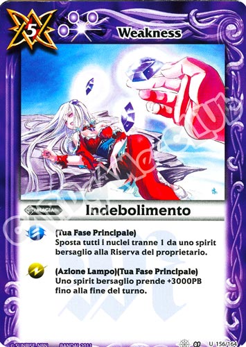 156 / 164 Indebolimento non comune (IT) -NEAR MINT-