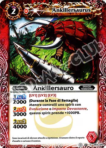 03 / 40 Ankillersauro comune (IT) -NEAR MINT-