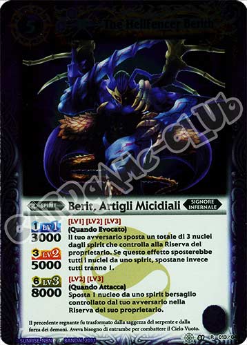 13 / 40 Berit, Artigli Micidiali rara (IT) -NEAR MINT-