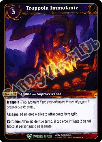 Trappola Immolante non comune (IT) -NEAR MINT-