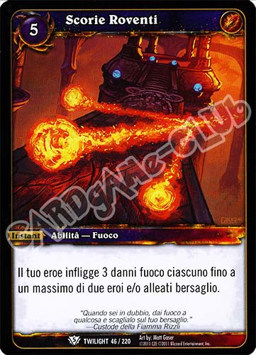 Scorie Roventi comune (IT) -NEAR MINT-