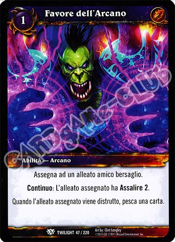 Favore dell'Arcano comune (IT) -NEAR MINT-