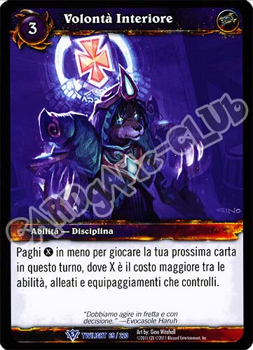 Volonta' Interiore rara (IT) -NEAR MINT-