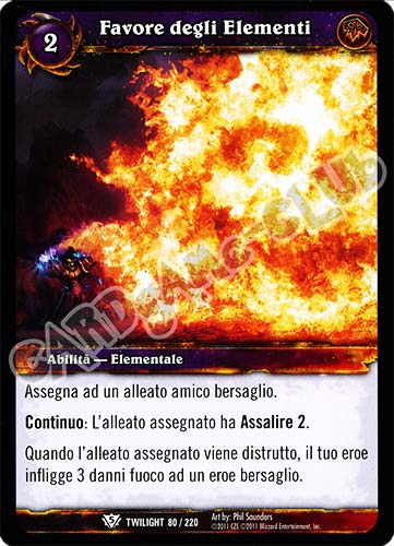 Favore degli Elementi comune (IT) -NEAR MINT-