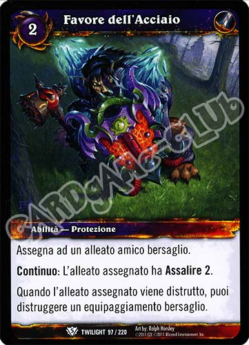 Favore dell'Acciaio comune (IT) -NEAR MINT-