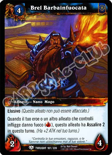 Brel Barbainfuocata comune (IT) -NEAR MINT-