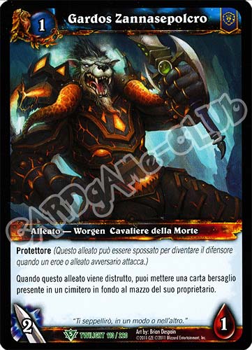 Gardos Zannasepolcro non comune (IT) -NEAR MINT-