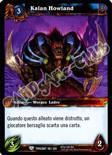 Kalan Howland comune (IT) -NEAR MINT-