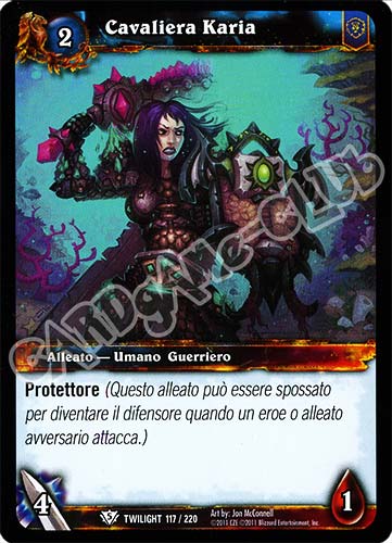 Cavaliera Karia comune (IT) -NEAR MINT-