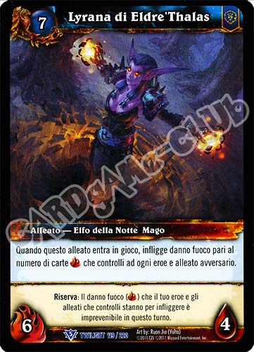 Lyrana di Eldre'Thalas rara (IT) -NEAR MINT-