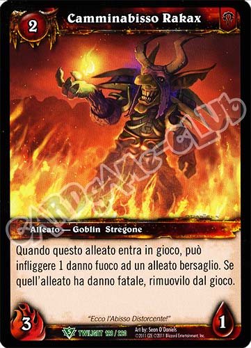 Camminabisso Rakax non comune (IT) -NEAR MINT-