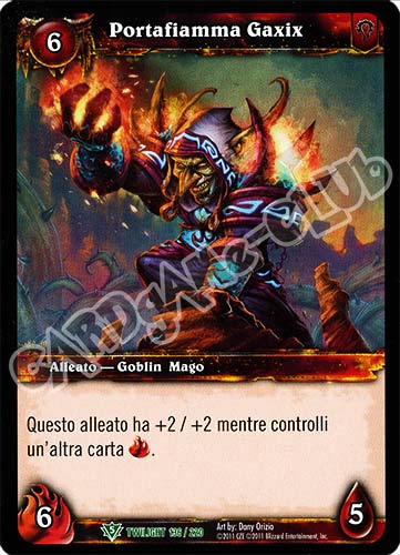 Portafiamma Gaxix non comune (IT) -NEAR MINT-