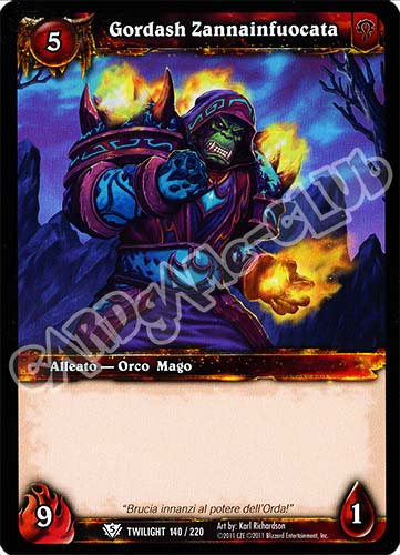 Gordash Zannainfuocata comune (IT) -NEAR MINT-