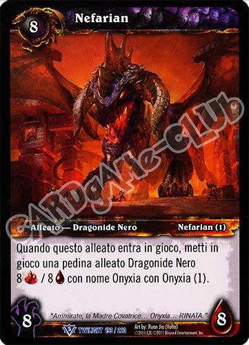 Nefarian rara (IT) -NEAR MINT-