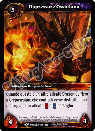 Oppressore Ossidiana comune (IT) -NEAR MINT-