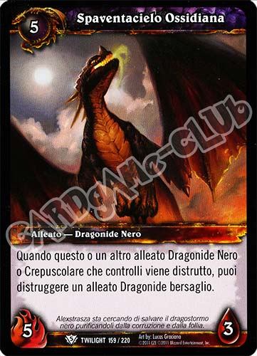 Spaventacielo Ossidiana comune (IT) -NEAR MINT-