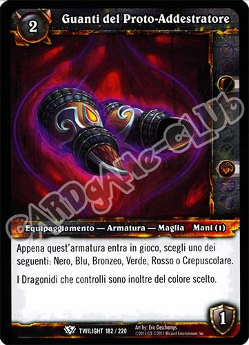 Guanti del Proto-Addestratore comune (IT) -NEAR MINT-