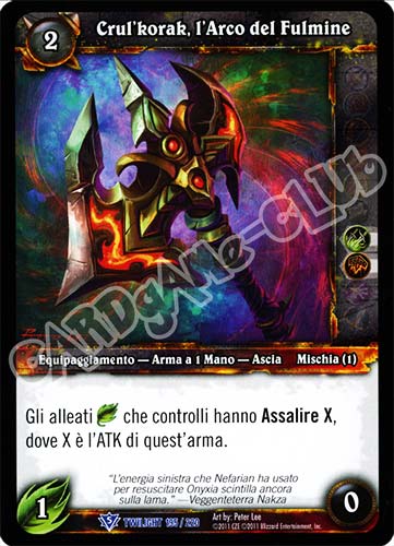 Crul'korak, l'Arco del Fulmine rara (IT) -NEAR MINT-