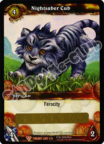 Nightsaber Cub leggendaria (EN) -NEAR MINT-