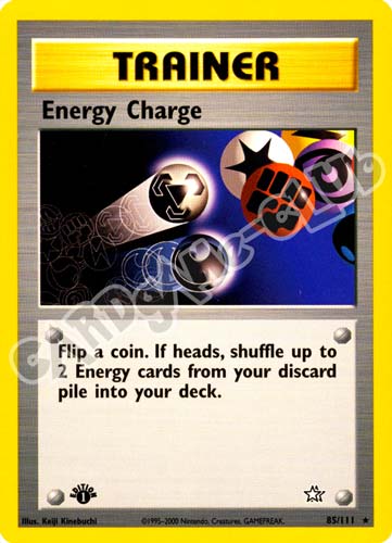 085 / 111 Energy Charge rara 1st edition (EN) -NEAR MINT-