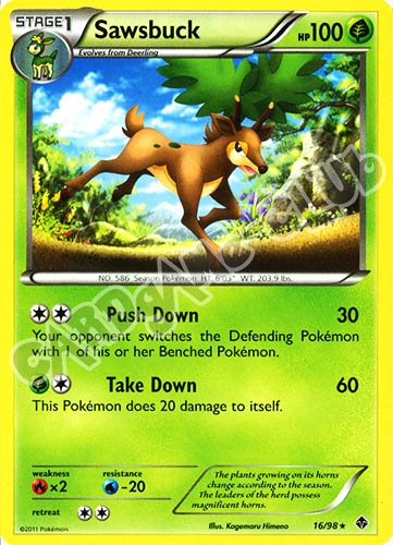 16 / 98 Sawsbuck rara (EN) -NEAR MINT-