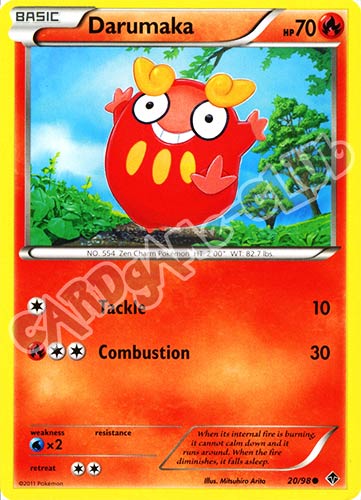 20 / 98 Darumaka comune (EN) -NEAR MINT-